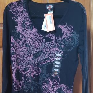 HD Black Ling Sleeve Tee